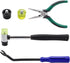 5PCS Upholstery Tools Kit - Dual Head Soft Rubber Mallet, Nail Tack Remover Tool & Pliers for Furniture Craft Projects