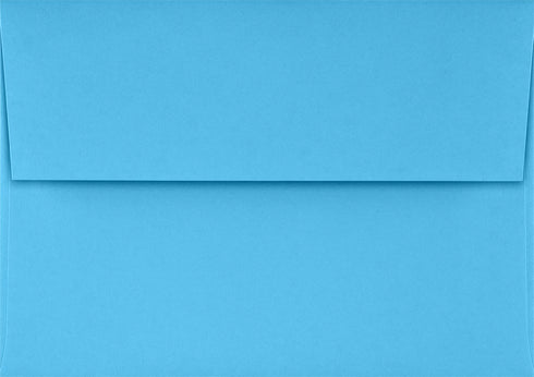 LUXPaper 4Bar A1 Invitation Envelopes - Peel & Press, 3 5/8" x 5 1/8", Bright Blue, 60lb. Text, 50 Qty