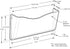 Azar Displays 250045-SMK Plastic Wall Mount File Holder with Magnets, Smoke Colored, 4-Pack