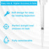 ONiLAB Pipette Tips 10mL, 100 PCS Universal Plastic Liquid Tips, Autoclavable, Transparent for Laboratory Use