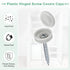M METERXITY 100-Pack 4mm M3 M4 M5 Plastic Hinged Screw Cover Caps, Shutter Screws with Caps, Fold Snap Washer Covers