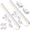 DWEPTU 2Pack LED Under Cabinet Lighting Dimmable Under Cabinet Lights with USB