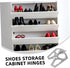 PRETYZOOM Shoe Cabinet Hinge Stainless Steel Tipping Frame for Hinged Shoe Rack Space Saving Flip Cabinet Mechanism