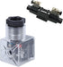 Hydraulic Solenoid Coil Plug, Transparent Voltage Solenoid Valve Coil, Universal Accessories with Light DC24 5Pcs
