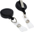 Bulk 25 Pack - Premium Retractable ID & Key-Card Badge Reels with Secure Metal Clip and 34” Pull by Specialist ID