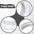 Baoblaze 6 E26 E27 Pieces Light Base Shade s Lamp Shade s Replacement Retainer for Pendant Lights Table Lamp, White PP