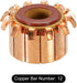 PATIKIL Electric Motor Commutator, 12 Gear Teeth, 8mm ID, 18.8mm OD for Motor Spare Parts
