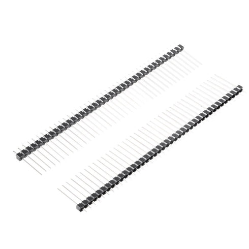 uxcell 30Pcs 2.54mm Pitch 40-Pin 16mm Length Single Row Straight Connector Pin Header Strip