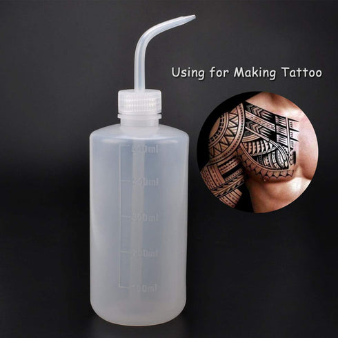 LDPE Economy Wash Bottle, Narrow Mouth Squeeze Bottle for Medical Lab, Safety No Spill, 500ml / 16oz