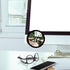 MSHHDK 4 360 2" Pcs Office Cubicle Mirrors Adjustable Monitor Mirror Swivel Stick-On See-Behind Mirrors Wide Angle