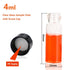 20 PCS 4 ML (1 dram) Clear Small Liquid Sample Glass Vials with Screw Caps, 15 mm Diameter x 45 mm Length Leak-Proof Vial, 13-425 Black Screw Cap with PE Liners