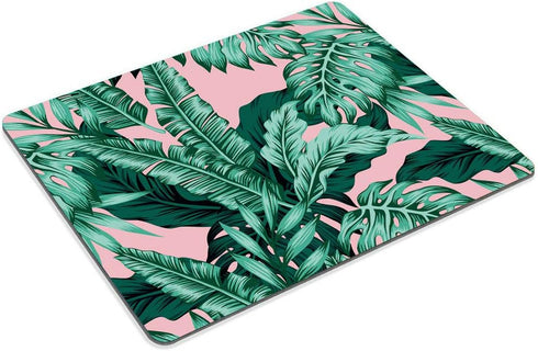 Smooffly Tropical Green Leaves Non-Slip Rubber Gaming Mousepad for Computers Laptop