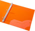Filexec 1" Frosted Ring Binder, Set of 6 Assorted Colors: Blueberry, Strawberry, Grape, Lime, Lemon, Tangerine