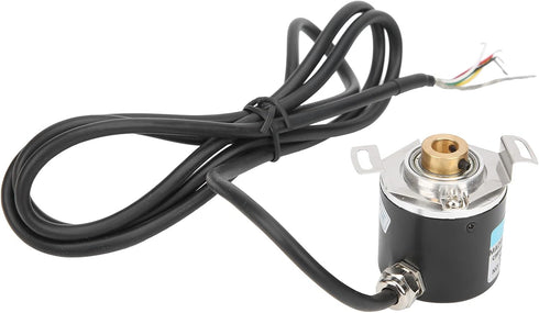 Incremental Optical Rotary Encoder, DC5-24V 30mA for Office Automation, 3-Phase Half Hollow Shaft