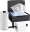 Stainless Steel Toilet Paper Holder with Wet Wipes Box for Bathroom -