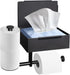 Stainless Steel Toilet Paper Holder with Wet Wipes Box for Bathroom -