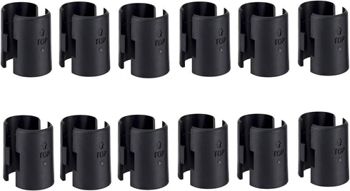 24 Pack Pairs Wire Shelving Shelf Lock Clips for 1 Inch Post, Replacements for Wire Shelving System