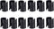 24 Pack Pairs Wire Shelving Shelf Lock Clips for 1 Inch Post, Replacements for Wire Shelving System