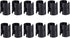 24 Pack Pairs Wire Shelving Shelf Lock Clips for 1 Inch Post, Replacements for Wire Shelving System