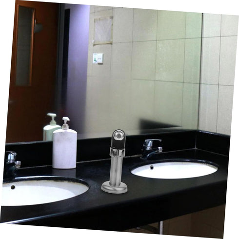 2 pcs Toilet Partition Support Foot, Restroom Partition Hardware Accessories, Stainless Steel Tripod