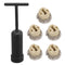 GLOGLOW Nan G9 Light Bulb Base Socket, High Temperature Resistance Ceramic Lamp