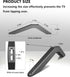 32-80in) Metal Base Stand for TCL Smart Tvs,TV Replacement feet - Fit for Select Models for Samsung, Hisense, Roku,LG