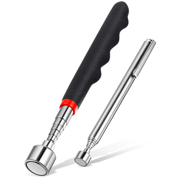 Telescoping Magnet Pick Up Tools - 20 lb Magnetic Tool and 3 lb Stick Gadget for Hard to Reach Places