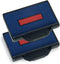 Trodat Swop Pads 6/53/2 Replacement Ink Pads - Red/Blue, 668476