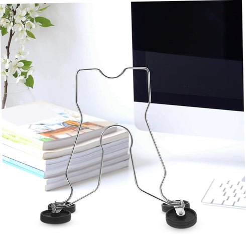 Homoyoyo Hanging Bookend Bookends Desk Magazine Storage Cookbook Shelf Bookshelf Ends Metal Book Ends File Folder