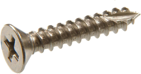 Hillman 45449 Flat Phillips Wood Screw, 9-Inch x 1-1/2-Inch, Satin Nickel, 15-Pack