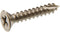 Hillman 45449 Flat Phillips Wood Screw, 9-Inch x 1-1/2-Inch, Satin Nickel, 15-Pack
