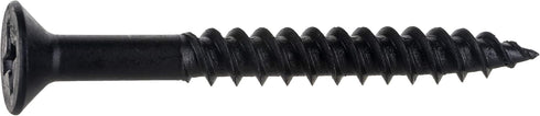 Twinfast Wood Screw, 8 x 1-1/2", Black, 014973291549