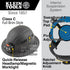 Klein Tools KHHTOPPAD2 Hard Hat Top Pad Replacement, Premium KARBN, 3-Pack, Blue