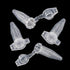 500PCS 0.5ML Clear Plastic Graduated Microcentrifuge Test Tubes with Attached Lid for Lab Sample Storage