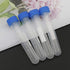 Centrifuge Tubes 10ml Round Bottom Plastic Test Tube Vials with Graduation and Writing Area, Pack of 20