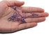 Pack of 25 Purple Small Metal Wire Clips, Multi-Purpose Utility Clips