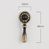 DubMag Handles2Pack 86mm Retro knobsBrass Handles Kitchen Cupboard Drawer Handle Black Hanging Cabinet Bedside Table