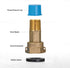 Midline Valve XND1011-OM Brass Water Meter Coupling Adapter - Pipe Fitting with Nut and Gasket