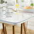 Generic 7in 13in Clear PVC Desk Pad Mat x Crystal Table Cloths Rectangular Vinyl Desk Pad Waterproof PVC Plastic Table