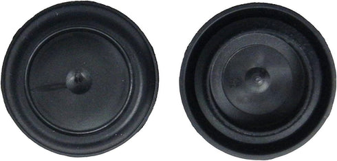 3/4" 0.75 Inch Black Rubber Plugs - Flush Mount Body and Sheet Metal Holes, Qty 10