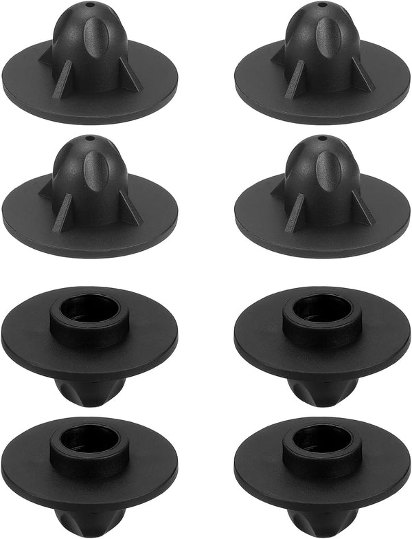 uxcell 8Pcs Camping Chair Foot Cover, 0.59 Inch Plastic Table Legs Feet