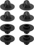 uxcell 8Pcs Camping Chair Foot Cover, 0.59 Inch Plastic Table Legs Feet