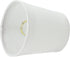Aspen Creative 32718-2A, 3" 4" 4" Set 2 Empire Clip-On Chandelier Lamp Shade, White, Top x Bottom x Slant Height