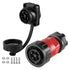 CNLINKO YM-20 5 PIN Waterproof Connector, IP68 Circular Quick Plugging Aviation Connector, PBT Plastic Shell