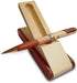 Luxury Wooden Ballpoint Pen Gift Set with Business Case Display, Nice Writing Pen with Gel Ink Refills