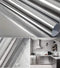 17.7''x197'' Silver Wallpaper, Stainless Steel Contact Paper Peel and Stick Waterproof Removable for Kitchen Countertop