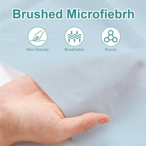 UrbanRoots Covers(Pack 100),Bulk 21 30Length Disposable Pillow Case of Pillow Cases for Medical Hospital Travel,Paper