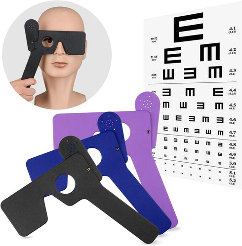 Ophthalmic Eye Occluder with 14 Holes for Eye Exams by Ophthalmologists, Orthoptists, and Optometrists