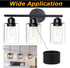 E26 E27 1-1/2 Inches (Balck,3-Pack) Light Socket Shade Ring,Metal Lamp Shade Collar Rings for Medium-Base Ceramic