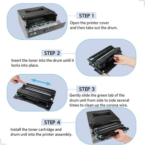 MxVol Compatible Drum Unit Replacement for Brother DR730 (1 Pack, NO Toner) for HL-L2350DW DCP-L2550DW MFC-L2710DW